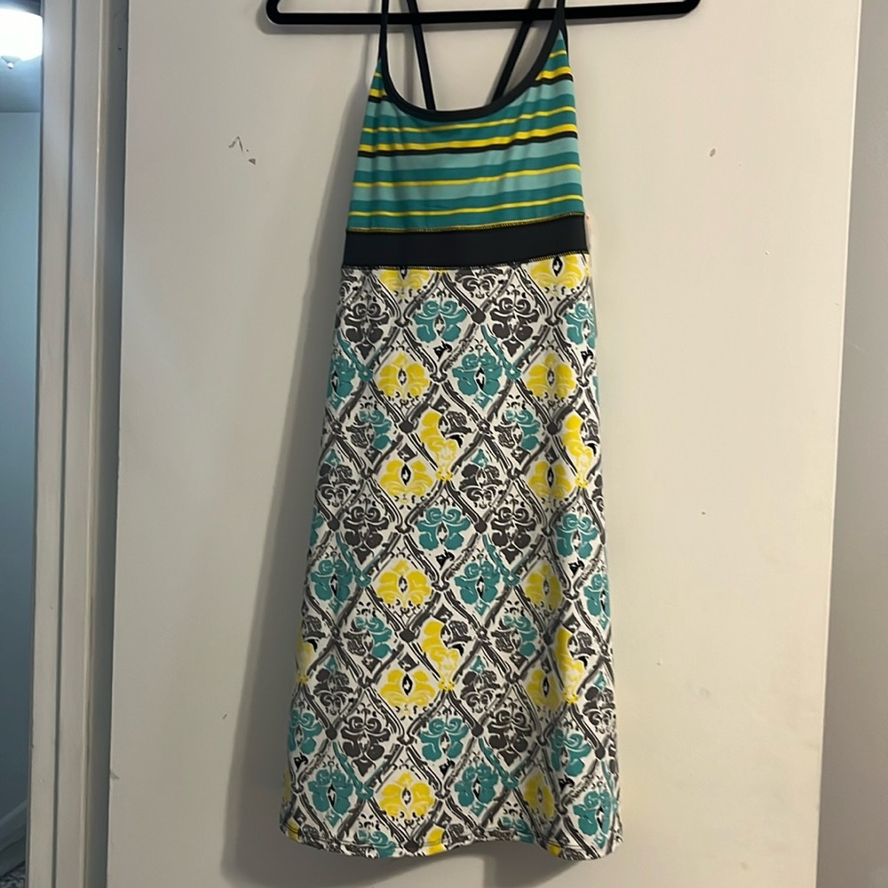 Lola Women Athletic Dress Gray multicolor Sz S
